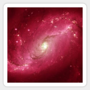 Colorful Universe Nebula Galaxy And Stars Sticker